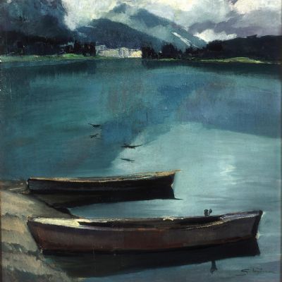 Il lago di Misurina, 1930 circa